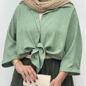 شومیز گره ای کاملیا